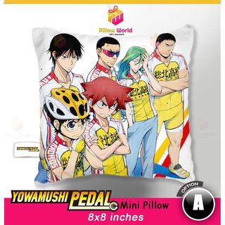 seat beltback support❖❀❂Yowamushi Pedal Pillow / 8x8" Mini Pillow / Front and Back Options (1)