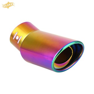 Universal Auto Car Curved Exhaust Muffler Tail Tip Pipe