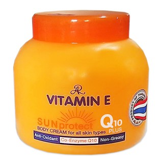 AR Vitamin E SunProtect Body Cream anti-Oxidant Non-Greasy Co-Enzyme Q10 THAILAND Sunscreen