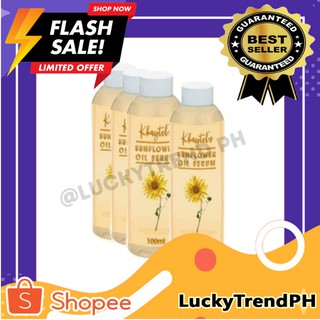 Oil Serum Sunflower 100ml Best for Dry skin, Reduce pain, & soothe irritated skin Luckytrendph