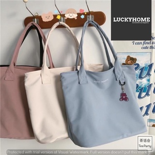 KOREAN FASHION New Plain style canvas bag, shoulder bag, handbag