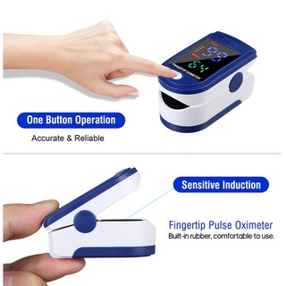 LK87 Finger clip oximeter blood oxygen saturation heart rate pulse detector oximeter Fingertip Home (8)