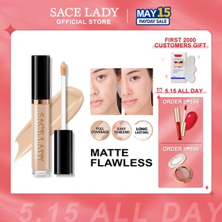SACE LADY Waterproof Concealer Full Coverage Matte Smooth Conceal Dark Circles Scar Acne Skin Face Makeup