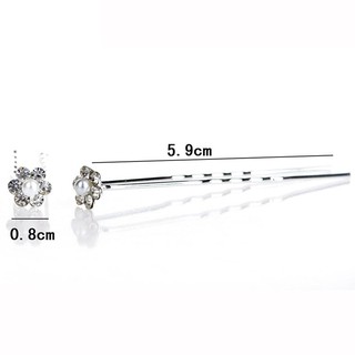 40 PCS Wedding Hair Pins Crystal Pearl Flower Bridal Hairpins Hair Accessories Factoryoutlet (2)