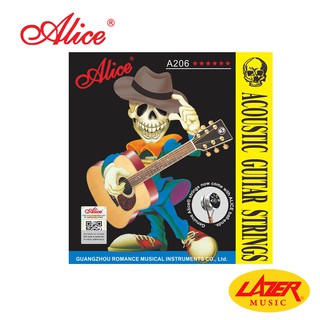 Alice A206 Super Light 11-52 Acoustic Guitar Strings Phosphor Bronze Color Alloy Winding