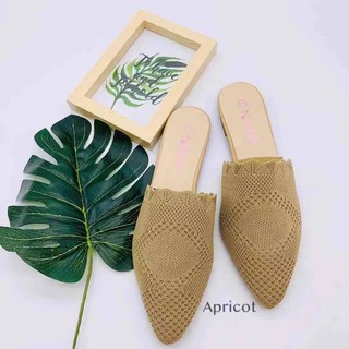 Korean Flat shoes Half shoes Loafer shoes Woven upper (3)
