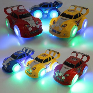 Kid Toy Christmas Flashing Music Racing Car Electric Toy (4)
