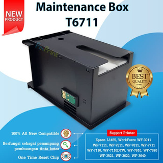 Maintenance Box T6711 T-6711 Printer Foam L1455 WF7611 WF7711 WF7111 FPTS818