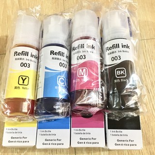 Epson Premimium Compatible to all Epson Dye ink 003/001 Premium Refill Sealed Ink(4PCS1SET)