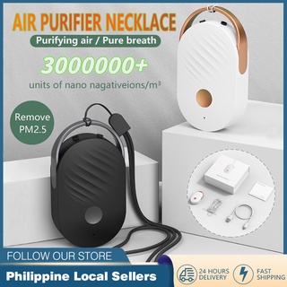 Wearables●【COD】Anion Air Purifier Dual Wearable Simple Halter Necklace Ionizer Purifiers