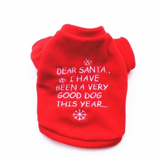 Dog Christmas Clothes - Small Dog Christmas Shirt Puppy Pet Santa & Snowman Costume for Small Dogs and Cats (9)