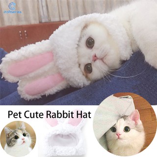 Pet Supplies Mini Rabbit Ears Pet Cats Hat Lovely Style Cross-dressing Cap for Pet Cute Accessories