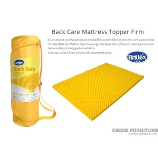 30” Uratex Bio-aire Egg Mattress Back Care Pad Topper Anti Bed Sore Super Single with bag