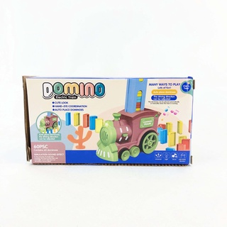 Lucky Domino Electric Train 60 pcs domino Toy Vehicle Best Quality
