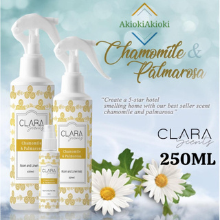 AKIOKI Clara Scents Chamomile & Palmarosa 250ml LUXURIOUS SCENT(Room and Linen Mist) (COD)