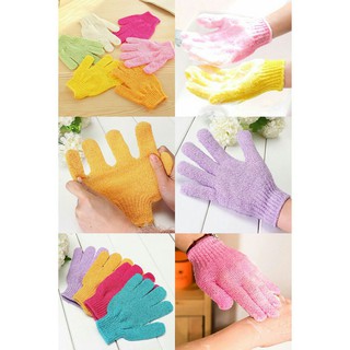 Body bath gloves sponge