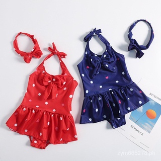 【Good Quality】Summer Baby Girl Swimwear Swimsuit Suit+Headband 6pif