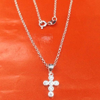 [CS] original 92.5 italy silver necklace/pendant 18inch