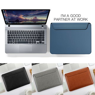 Magnetic Leather Laptop Sleeve Bag Cover Case for Macbook Pro/Air 13" 2018 2019 (1)