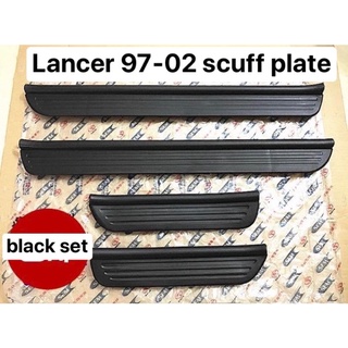 LOWEST PRICE! Mitsubishi Lancer pizza itlog 93-02 step / door sill scuff plate SET