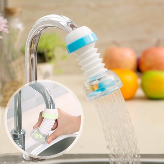 Kitchen F Multi-functional Telescopic Splash-proof Shower Head Faucet Water-saving Nozzle