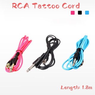 RCA tattoo cord 1.8m silicone pure copper for tattoo power supply and machine