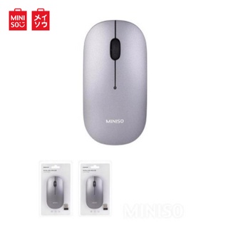 Miniso Ultrathin Metallic Wireless Mouse Black/Grey/Silver/Green/Pink/White (1)