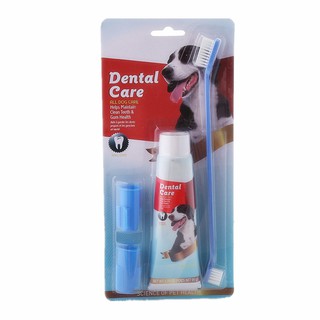 Pet Dog Dental Care Kit With Toothpaste and Toothbrush Set