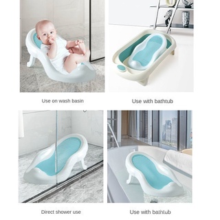 Net Bath Stand Baby Bath Basin Bath Rack Baby Bath Net Net Bath Sponge Newborn Shower Rack Bath Bed Bathtub Net Pocket Bath Mat (9)