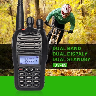 Spot goods Baofeng UV-B5 5W 99CH UHF+VHF Walkie Talkie Two-way Radio