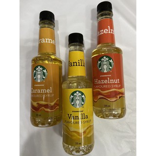Starbucks Flavored Syrups in three Variants.