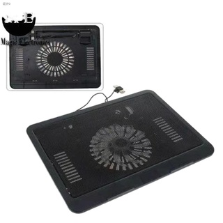 ☁☈▤N19 notebook cooler 14 inch LED light fan usb Mini Laptop Cooler Blu-ray cooling pad / bracket