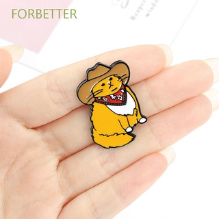 FORBETTER Gift Cowboy Cats C Jewelry Enamel Pin Calcifer Badge Jacket Pin Cute Shirt Animal Hat Brooches Fire Elf Badge Lapel Howl Moving Castle