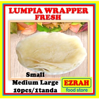 Fresh Lumpia Wrapper 10pcs/1tanda Small Medium Large Size (1)