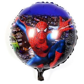 18inches Spider Man Foil balloons Round Blue