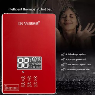 ✑㍿✆Instant Tankless Electric Water Heater Fast Heat Type Electric Water Heater Quick Heating Tap Sho