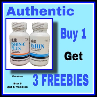 ISHIN Japan 10X Whitening Glutathione 60 capsules Vitamin C
