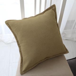 Coral Fleece Solid Color Stuffed Large Pillow Sofa Cushion Nordic Style Bedside