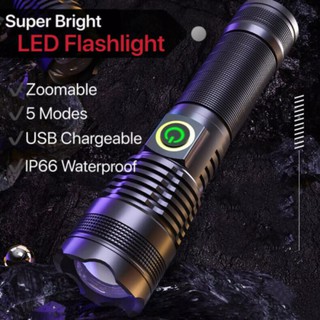 Buy 1 Take 1 Tactical Flashlight Taclight Complete Set with Rechargeable Battery and Charger + CASE!