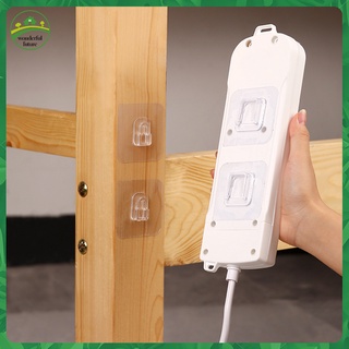 Double-sided self-adhesive holder wall hanging transparent suction cup hook wall hook (1)
