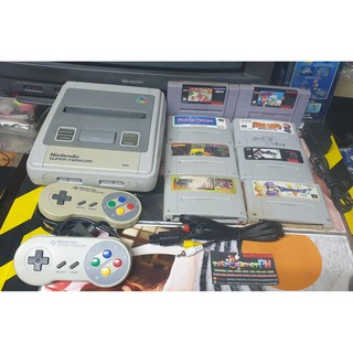 #3 Nintendo Super Famicom (SFC) Converted slot to play SNES Game cartridges + 8 Games included