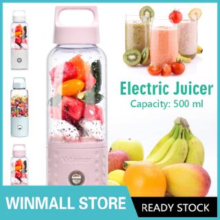 500ML 4000mAh Portable Mini USB Charging Vitamer Fruit Juicer