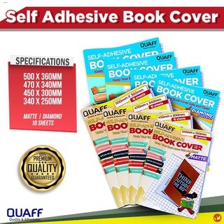 Book Covers∏✵Self Adhesive Book Cover (10 sheets / pack)