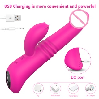 P1GK 9 frequency scaling modes heating function double motor rabbit vibrator for women masturbation (5)