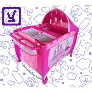 Baby Angel Crib w/ Mosquito net PNC8223 (Pink)