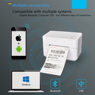【Reliable quality】3 Inch Thermal Barcode Printer Printing Width 20-80mm Free App And Software For Ed