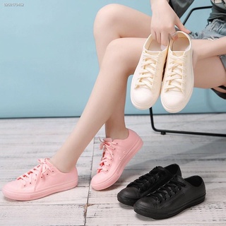 ☒◈COD New shallow rain boots women fashion non-slip waterproof shoes low cut short 【In stock