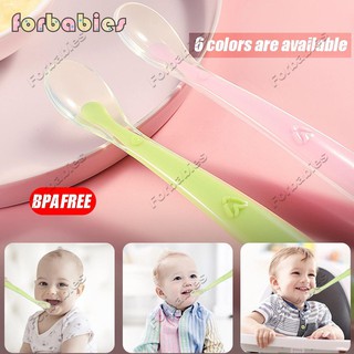▫▦✁silicone soft spoon for infants, BPA FREE feeding spoon, baby safety training spoon