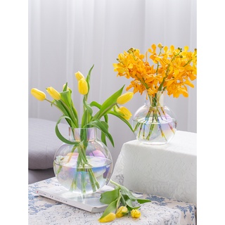Vase Decoration Living Room Flowers Decoration Glass Transparent