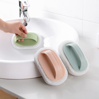 FLASH⚡SALE Bathtub Sponge Brush Bathroom Kitchen Wash Pot Cleaning Brush Plastic with Handle Washing Cleaning Tool